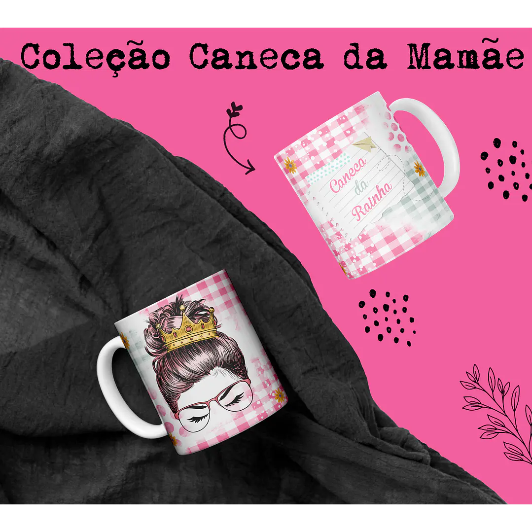 15 Artes Canecas Dia das Mãe Arquivos em CorelDraw 4