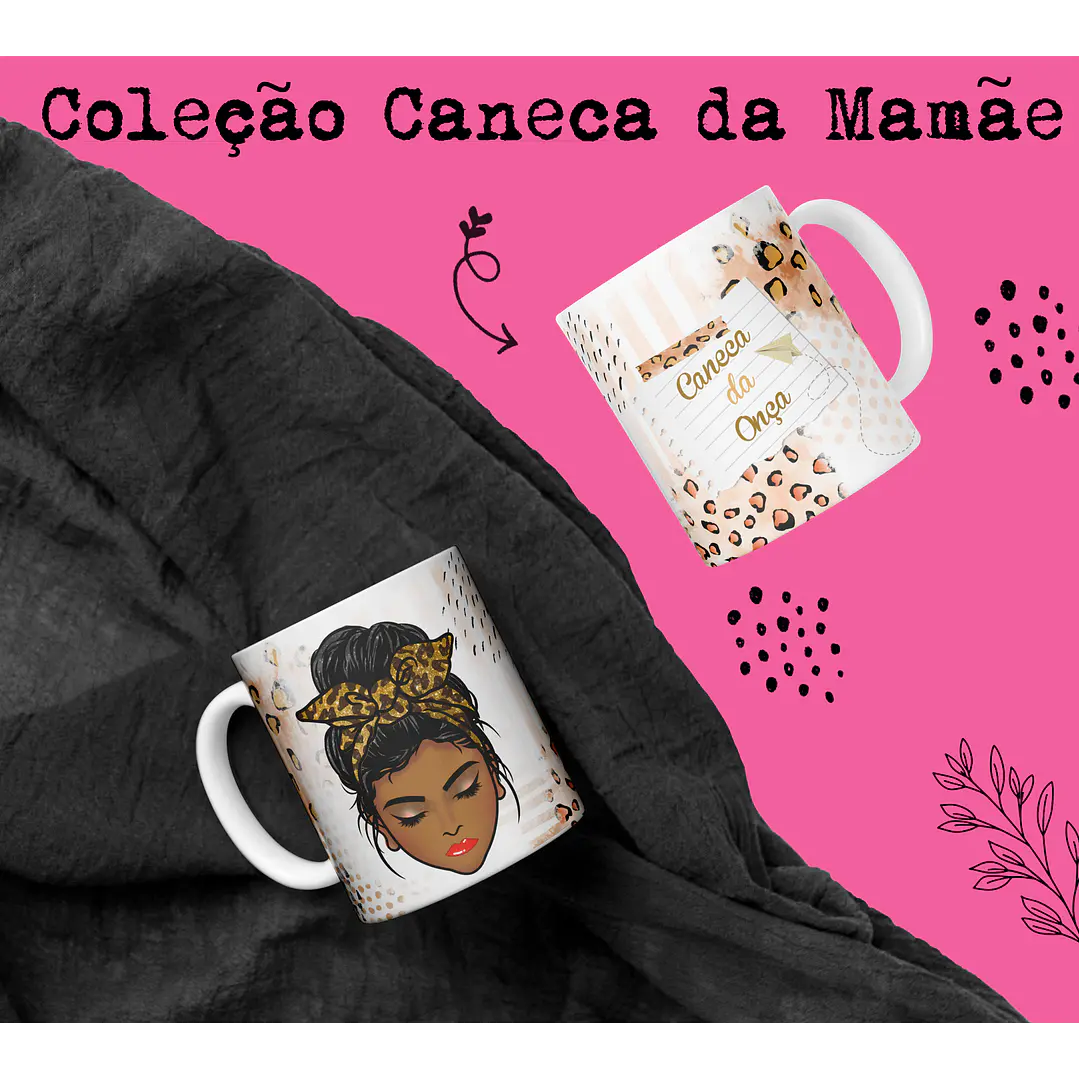 15 Artes Canecas Dia das Mãe Arquivos em CorelDraw 5