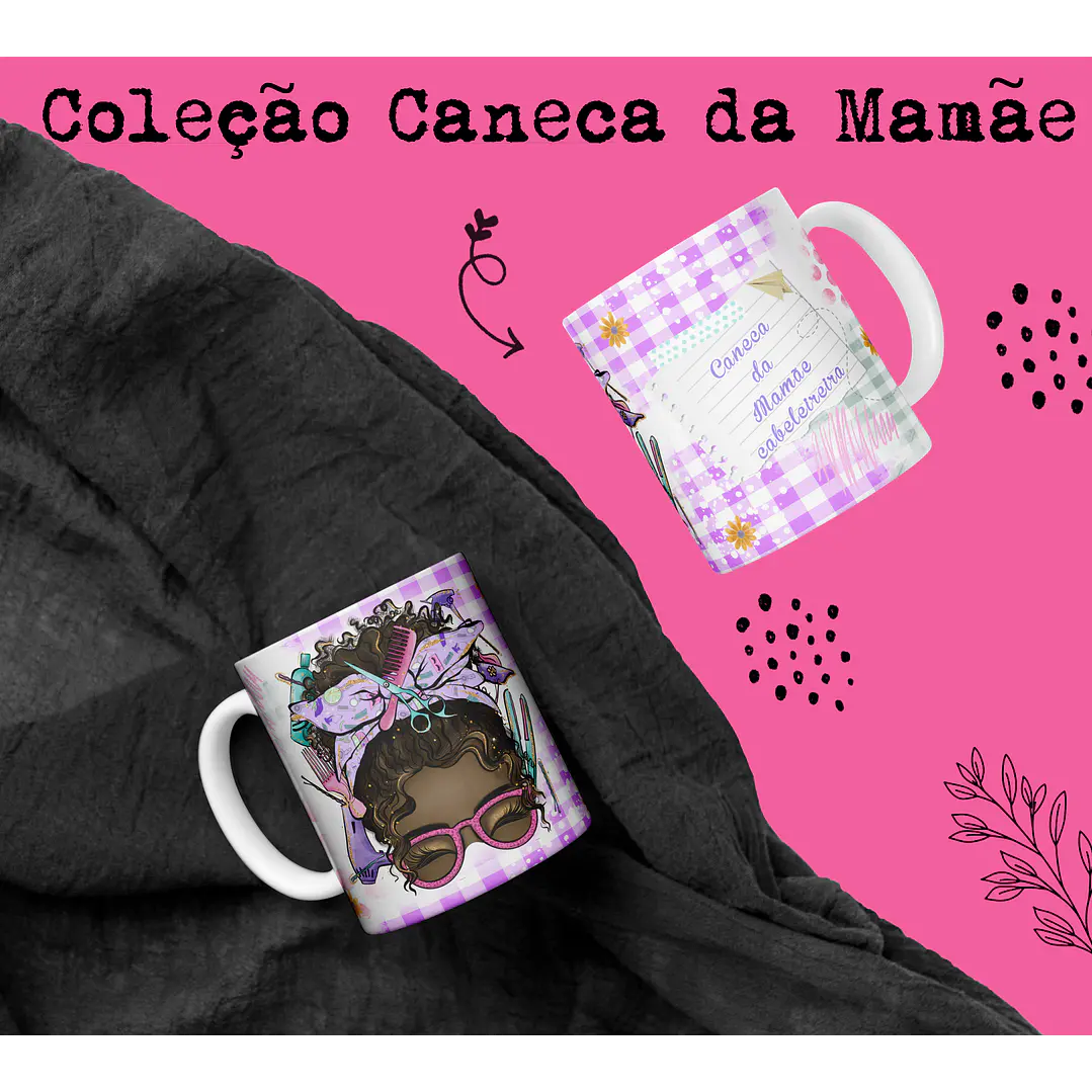 15 Artes Canecas Dia das Mãe Arquivos em CorelDraw 8