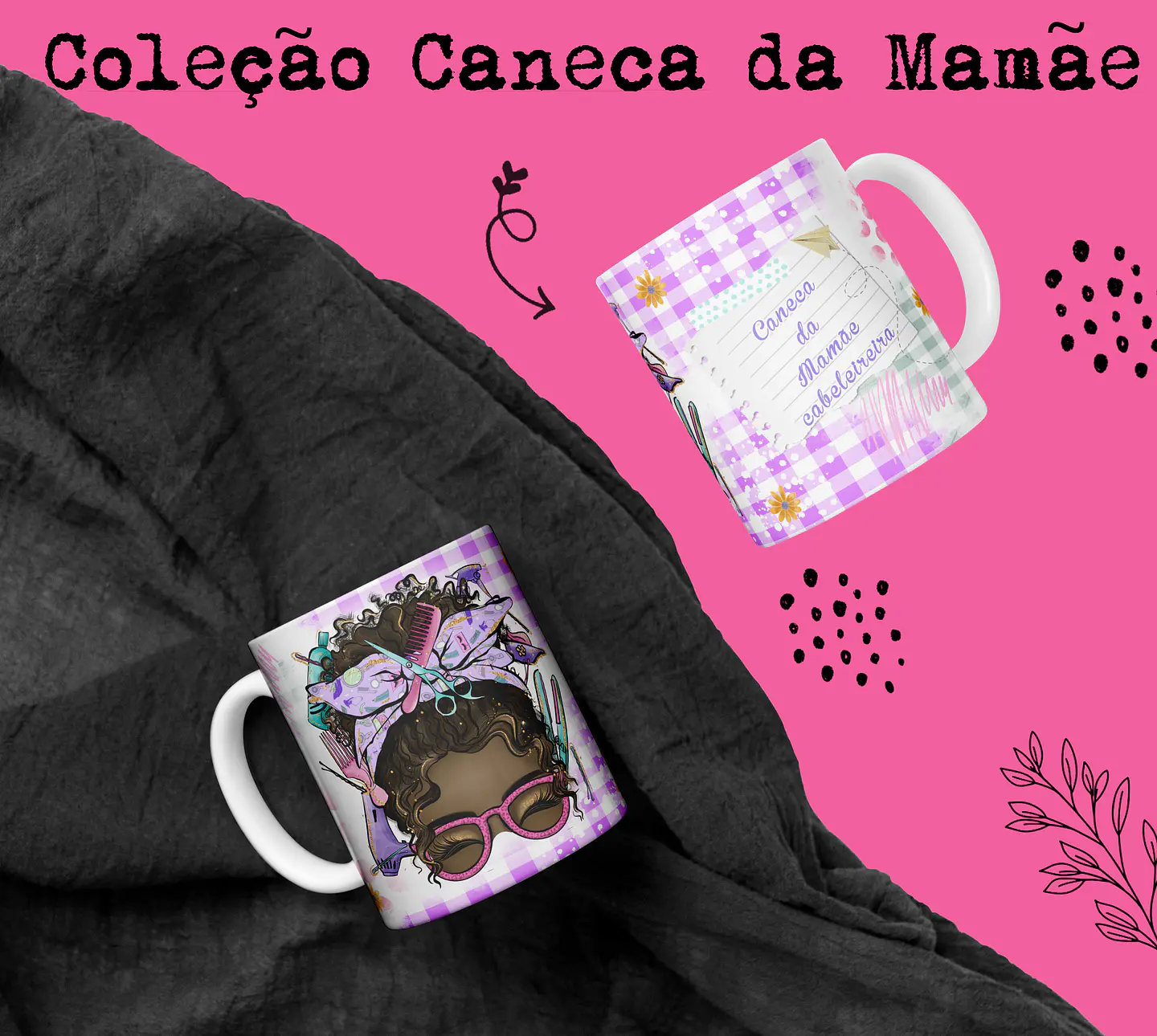 15 Artes Canecas Dia das Mãe Arquivos em CorelDraw 8