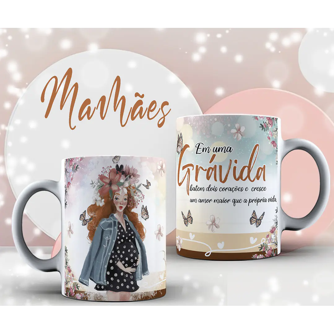 16 Artes Canecas Dia das Mãe Arquivos em CorelDraw 6