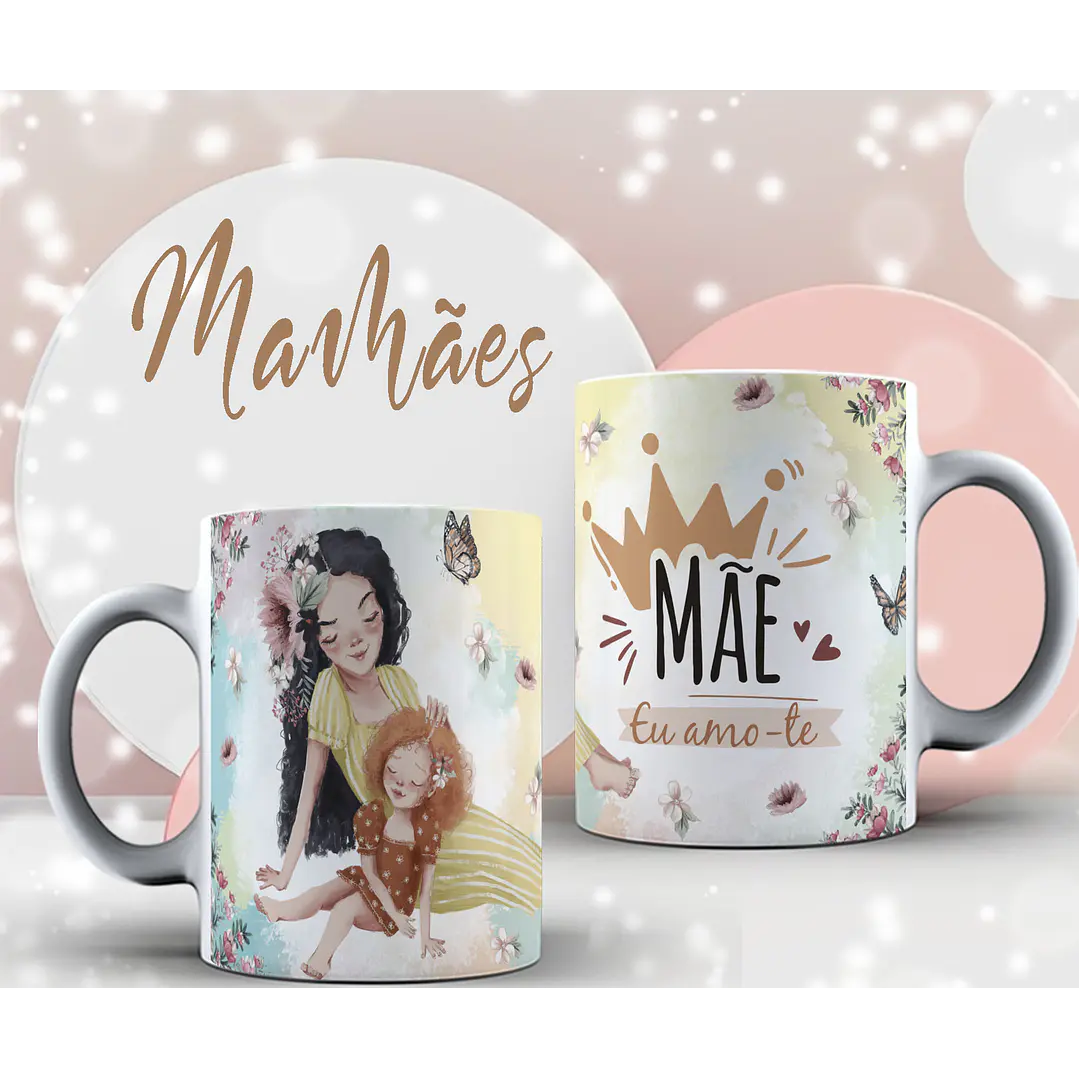 16 Artes Canecas Dia das Mãe Arquivos em CorelDraw 8