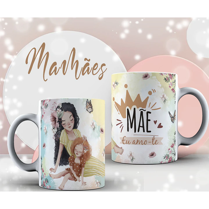 16 Artes Canecas Dia das Mãe Arquivos em CorelDraw 8