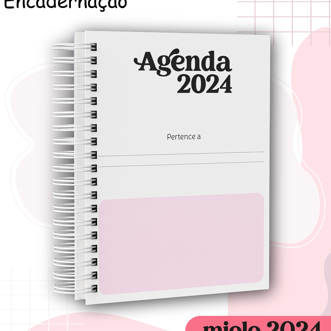Arquivo Agenda Miolo Permanente e Datado 2024 em Pdf   2