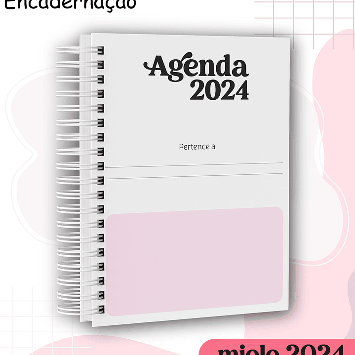 Arquivo Agenda Miolo Permanente e Datado 2024 em Pdf   2