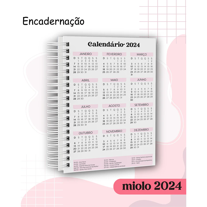 Arquivo Agenda Miolo Permanente e Datado 2024 em Pdf   3