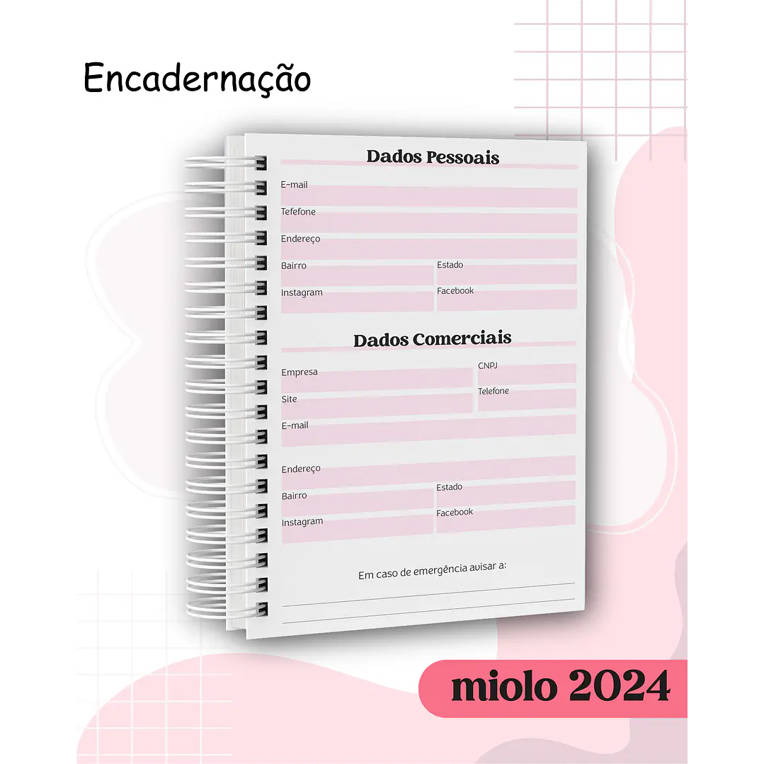 Arquivo Agenda Miolo Permanente e Datado 2024 em Pdf   5