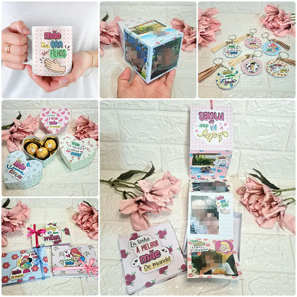 Kit Digital Dia das Mães Cristã M8 em Png  1