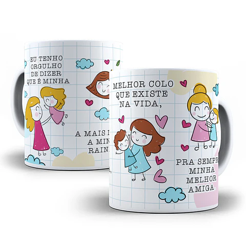 16 Artes Canecas Dia das Mãe Arquivos em CorelDraw