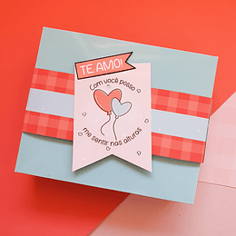 Arquivo Caixa Surpresa Dia dos Namorados em Dxf e Pdf