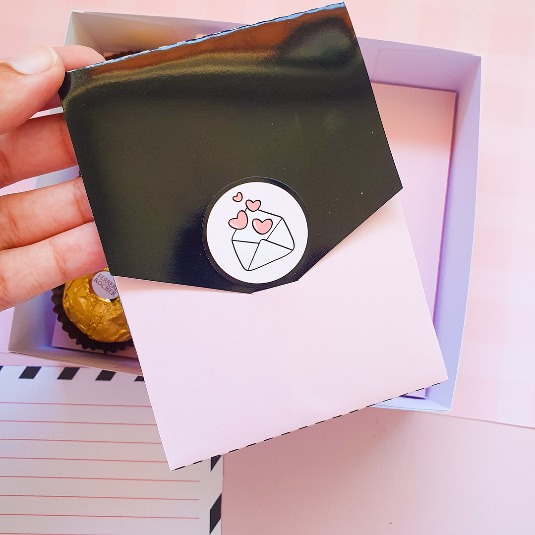 Arquivo Caixa Surpresa Dia dos Namorados em Dxf e Pdf 3