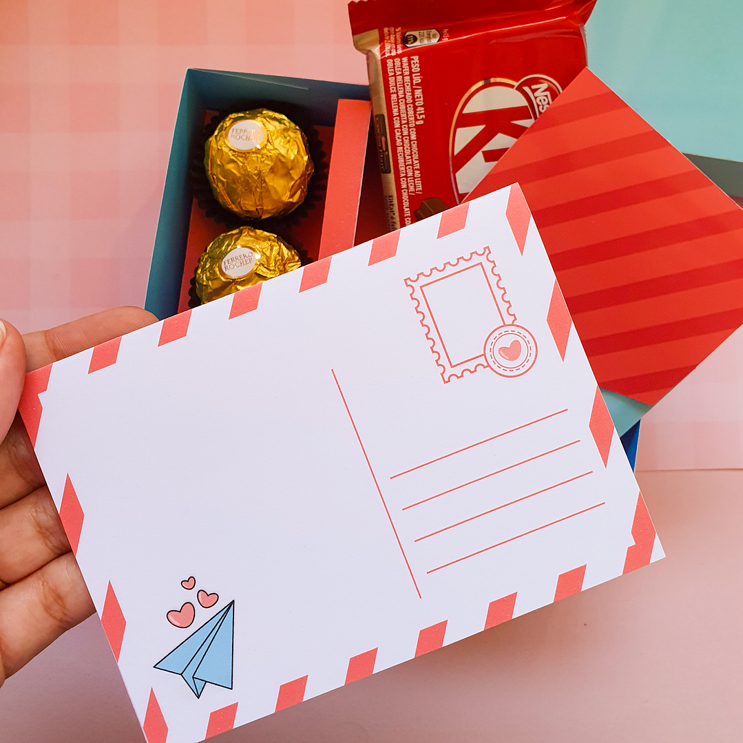 Arquivo Caixa Surpresa Dia dos Namorados em Dxf e Pdf 5