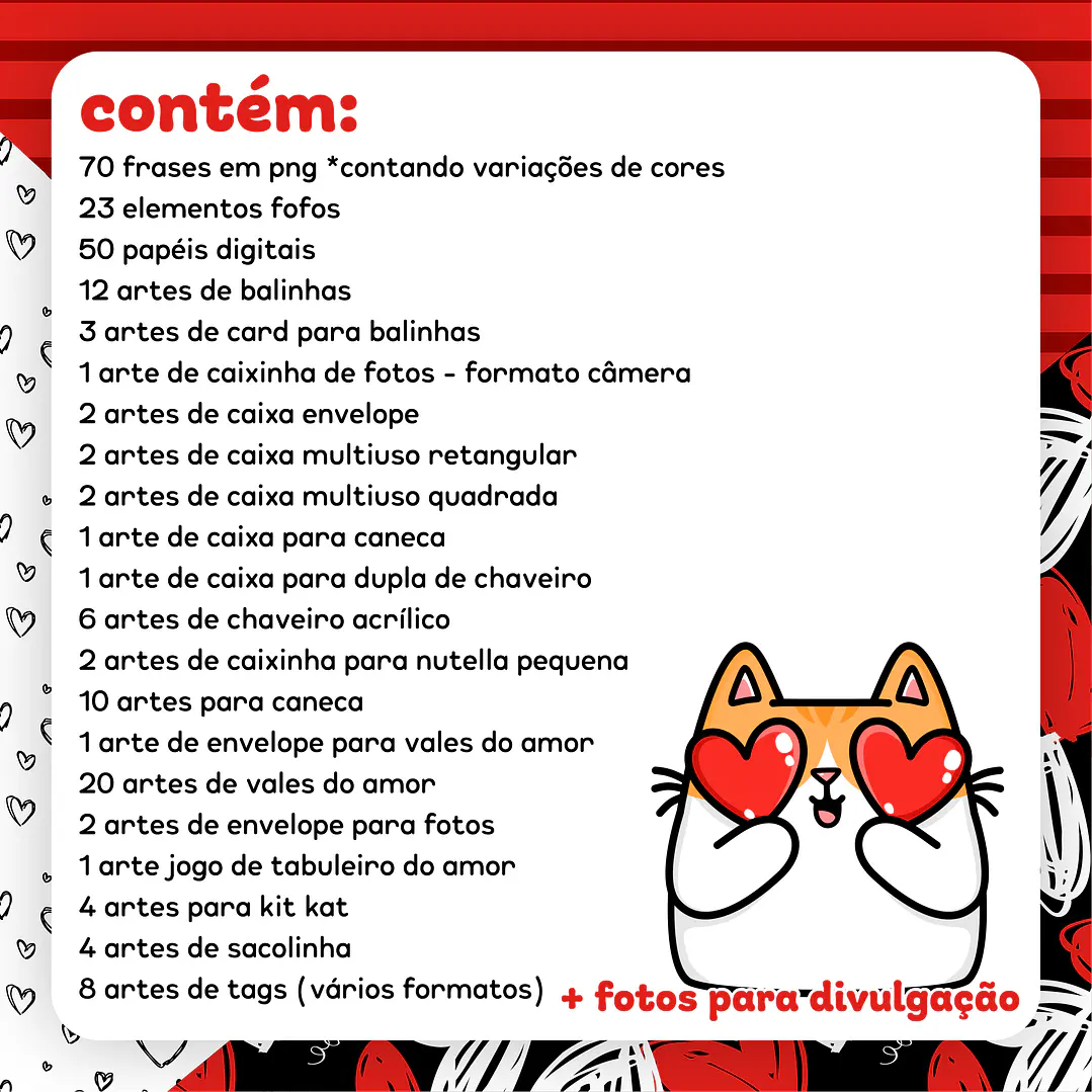 Kit Digital Dia dos namorados em Png   2