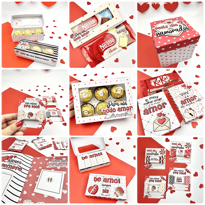 Kit Digital Dia dos namorados Mimos em Png  1
