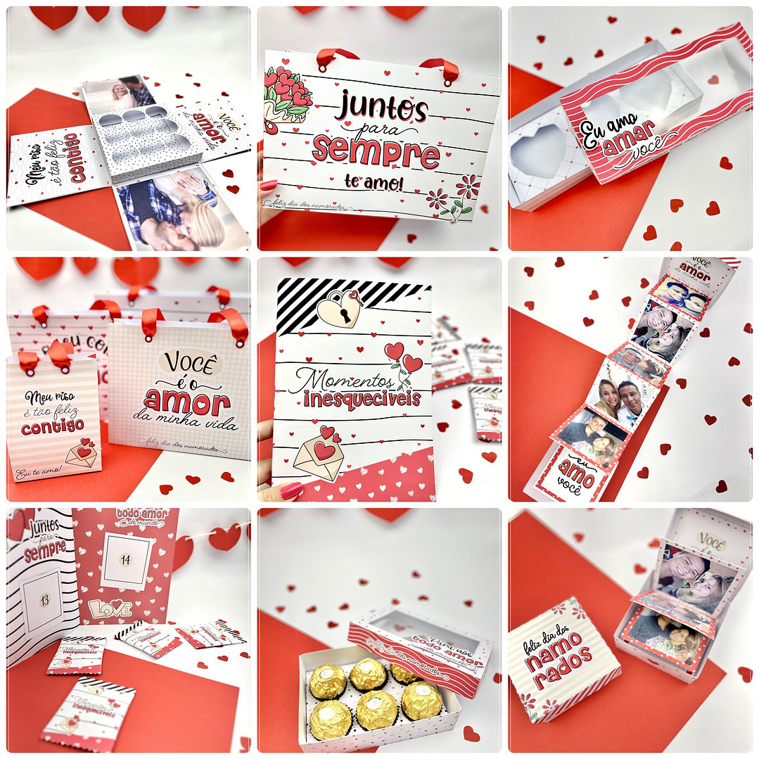 Kit Digital Dia dos namorados Mimos em Png  2