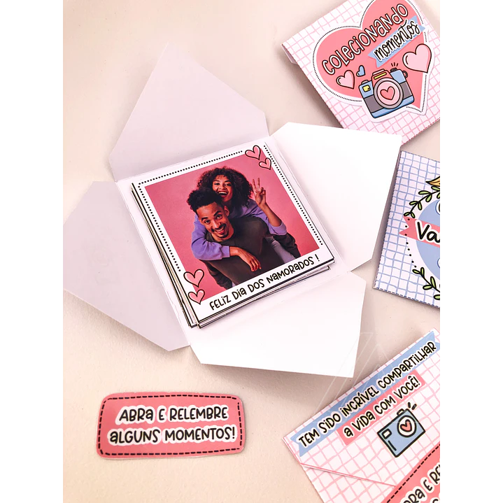 Kit Digital Polaroide Dia dos Namorados em Png 1