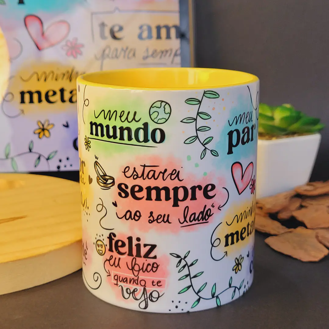 Arte para Caneca Dia dos Namorados Frases Arquivo em Jpg  3