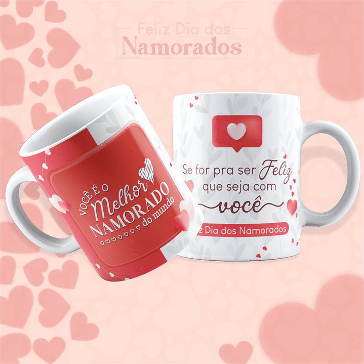 36 Artes para Caneca e Azulejo Dia dos Namorados  Arquivos Editáveis em Corel Draw 2
