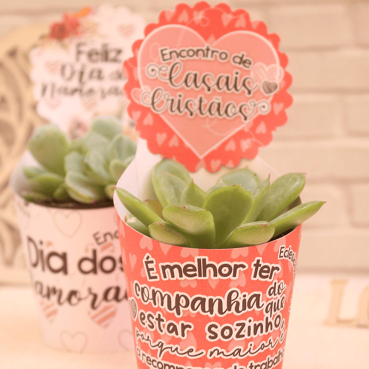 10 Moldes para Suculentas Dia dos Namorados em Jpg 5