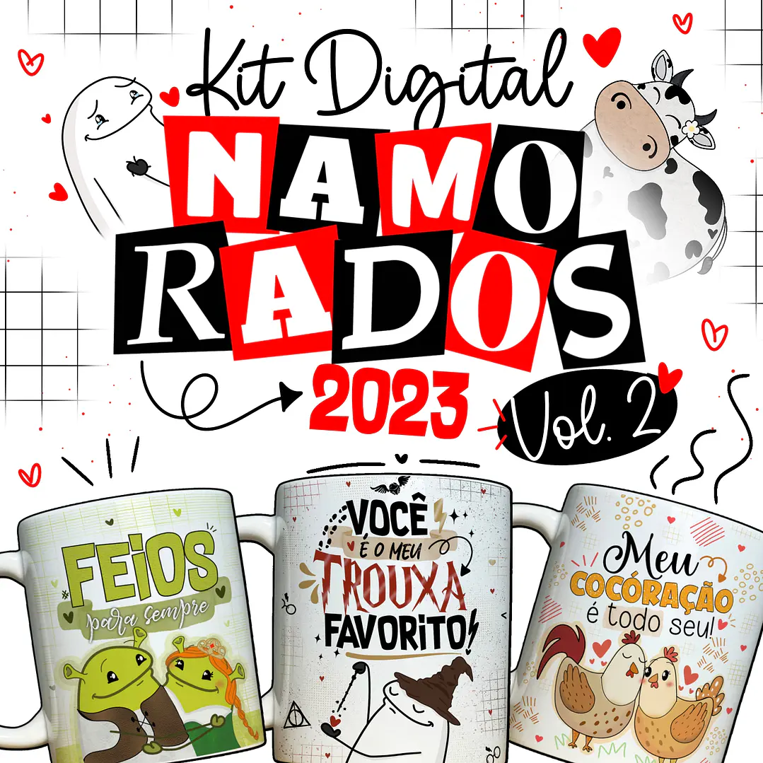 14 Artes para Caneca Flork Dia dos Namorados e Outros Arquivos em Jpg 11