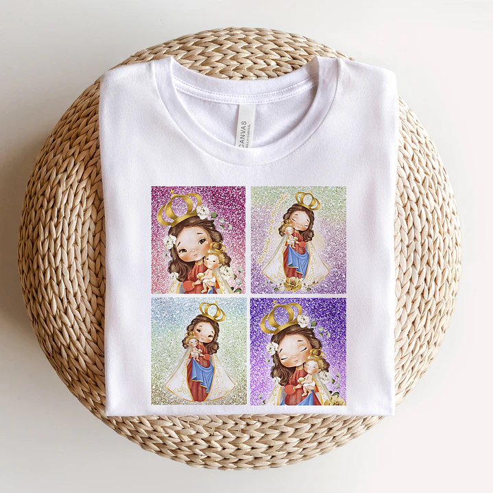 7 Artes Caneca e Camisa Nossa Senhora de Nazaré em Corel Draw  2