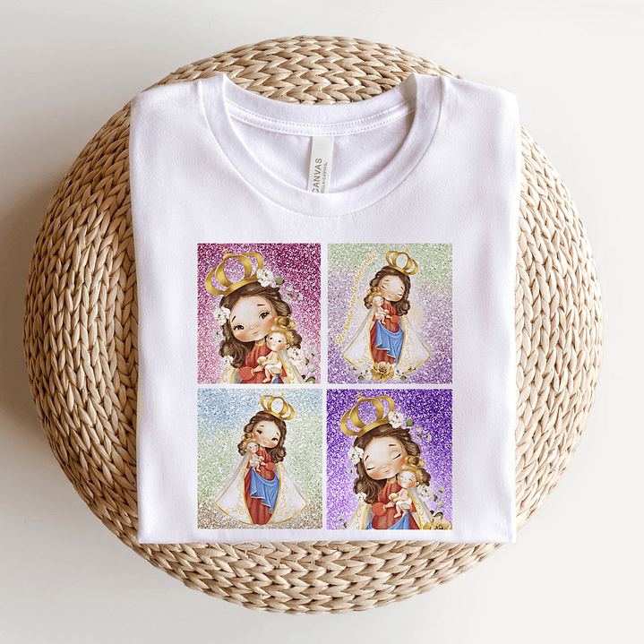 7 Artes Caneca e Camisa Nossa Senhora de Nazaré em Corel Draw  2