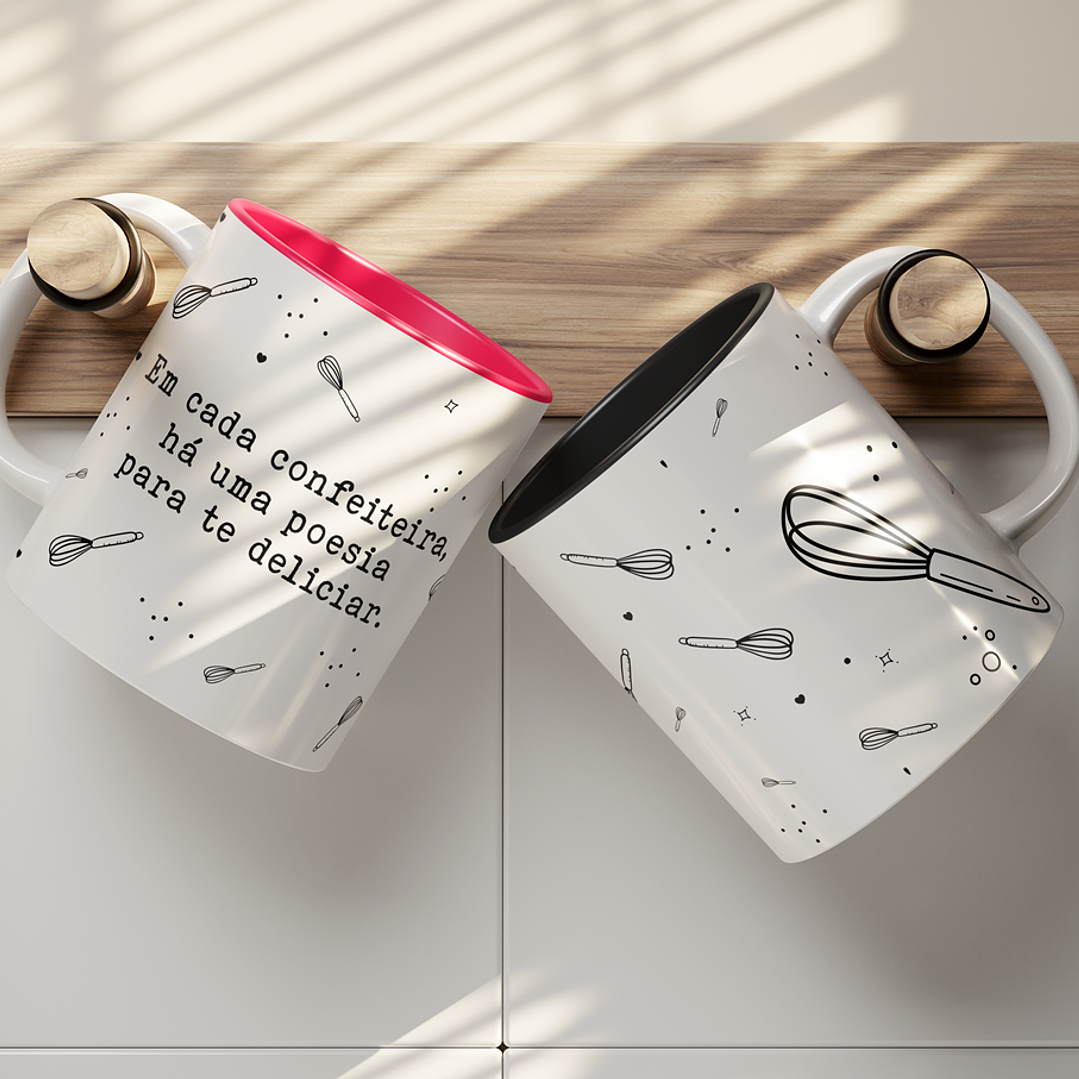 10 Artes Caneca Confeitaria em Png 2