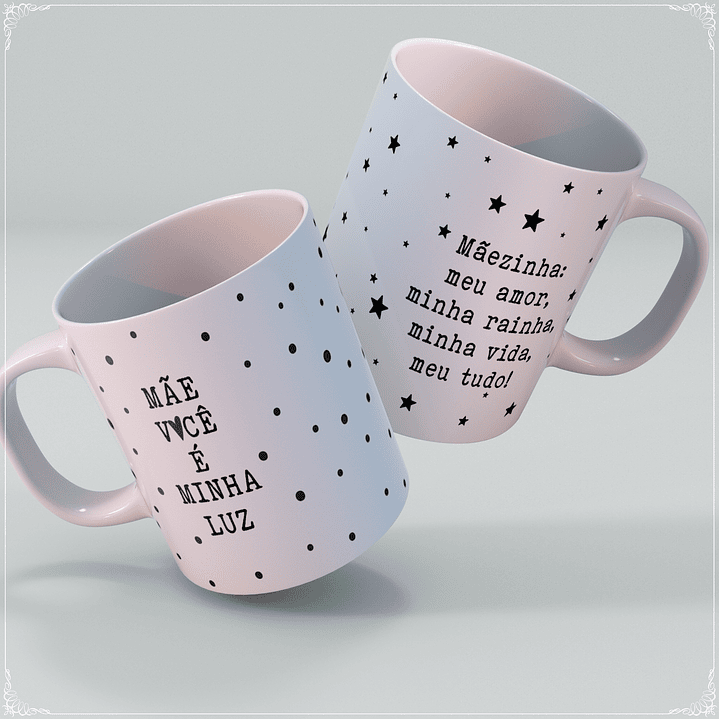 10 Artes Caneca Dia das Mães Minimalista em Corel Draw   5