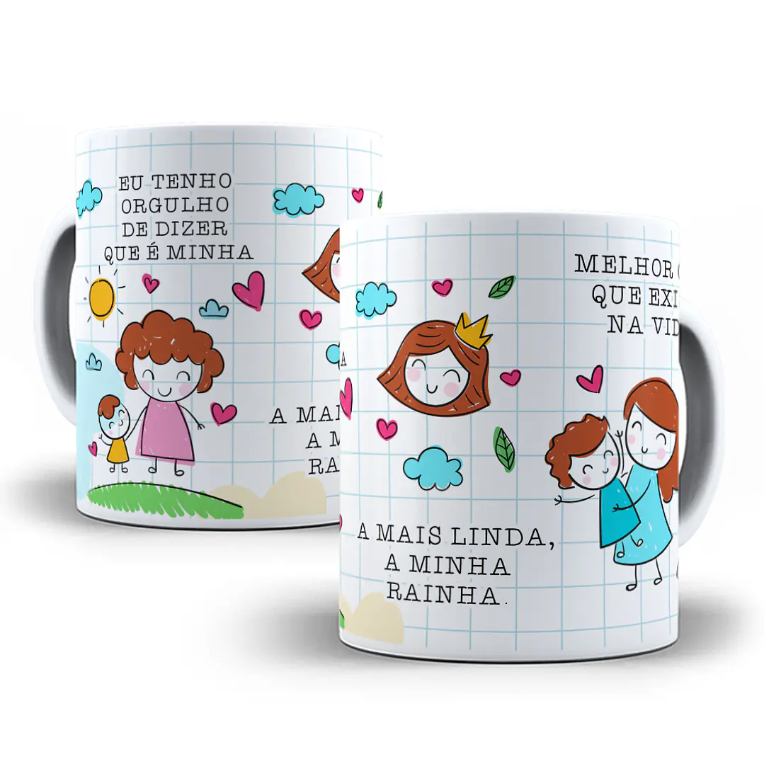 11 Artes Caneca Temas Aleatórios em Corel Draw 7