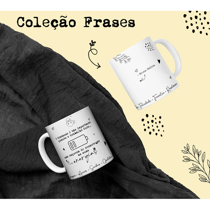 11 Artes Caneca Frases Motivacional em Corel Draw 2