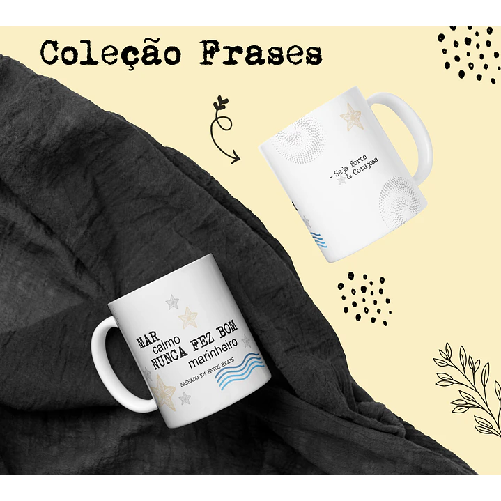 11 Artes Caneca Frases Motivacional em Corel Draw 6