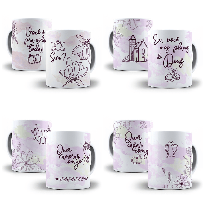 28 Artes para Sublimação Dia dos namorados em Corel Draw 3