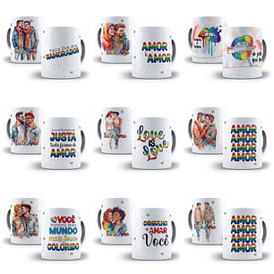 28 Artes para Sublimação Dia dos namorados em Corel Draw