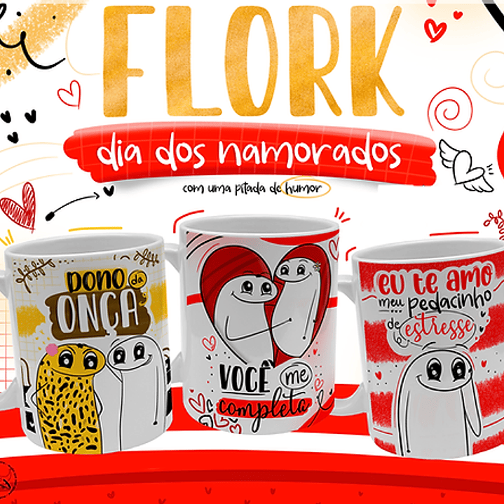 30 Artes Caneca Dia dos Namorados Flork Meme em Jpg 1