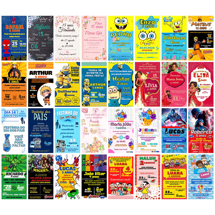 Pack Canva Convites Digitais Lucrativos 5.0 Templates Editáveis 415 Artes 5