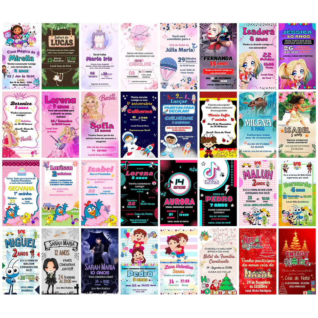 Pack Canva Convites Digitais Lucrativos 5.0 Templates Editáveis 415 Artes 6
