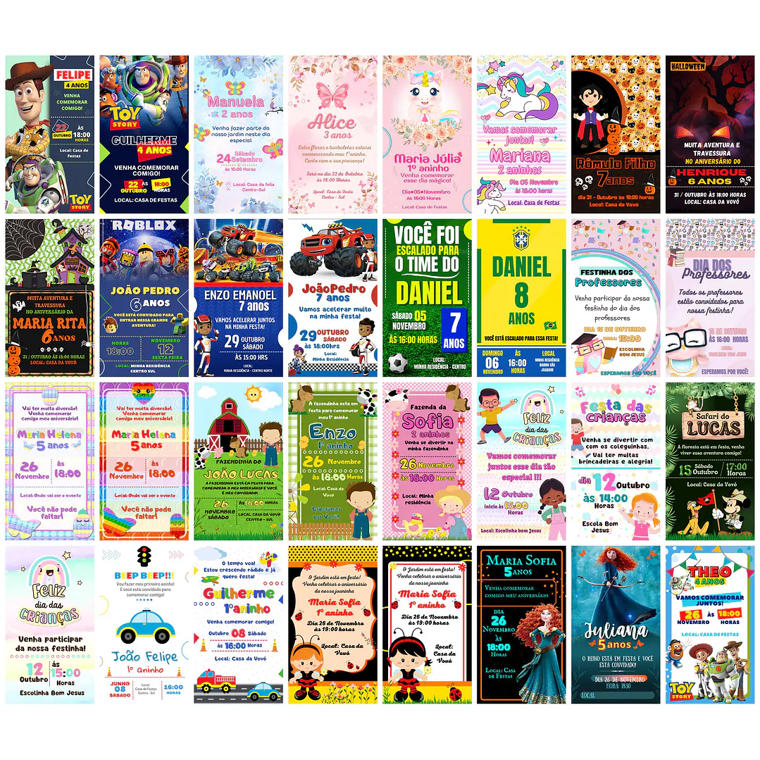 Pack Canva Convites Digitais Lucrativos 5.0 Templates Editáveis 415 Artes 7