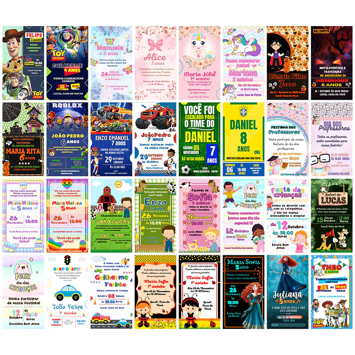 Pack Canva Convites Digitais Lucrativos 5.0 Templates Editáveis 415 Artes 7