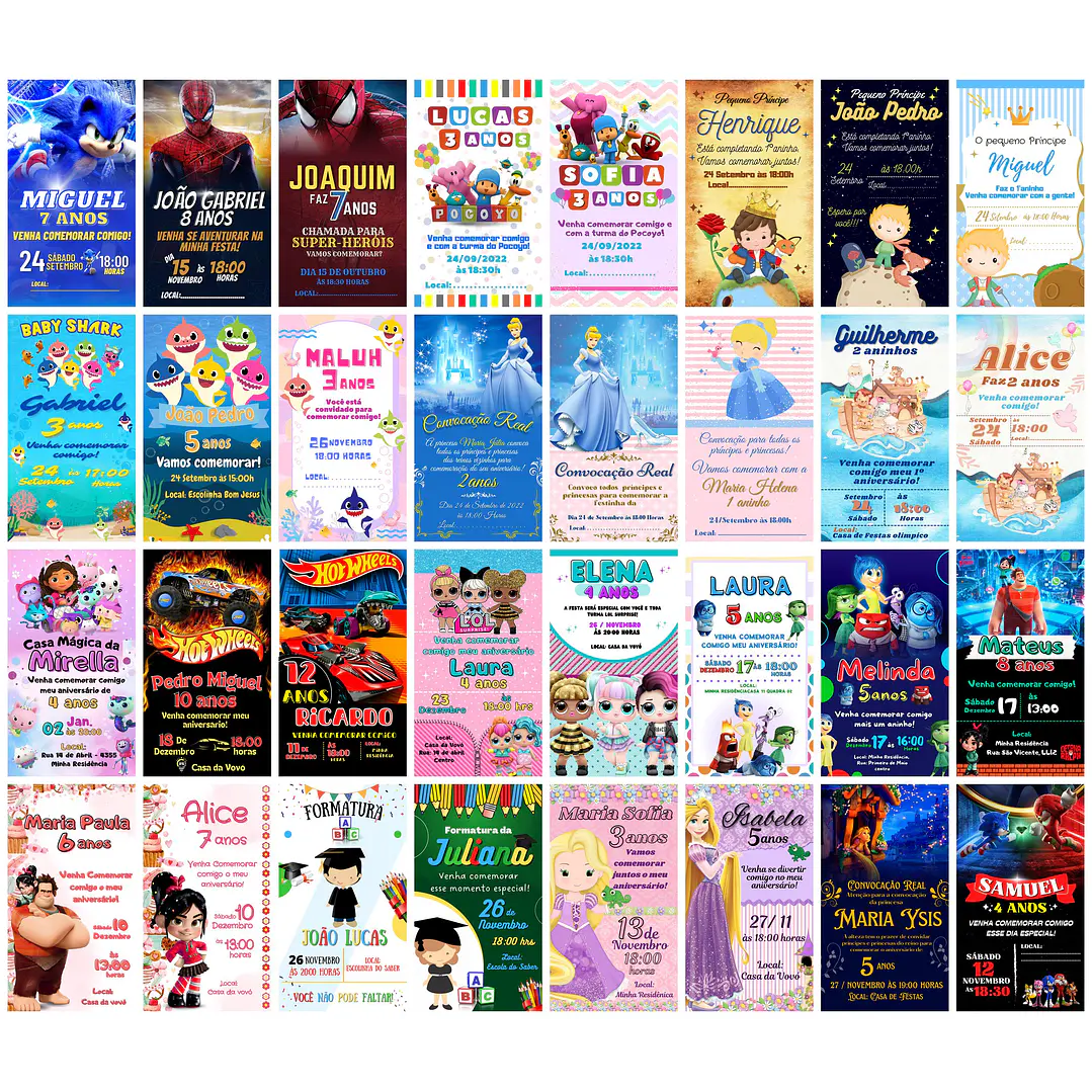 Pack Canva Convites Digitais Lucrativos 5.0 Templates Editáveis 415 Artes 8