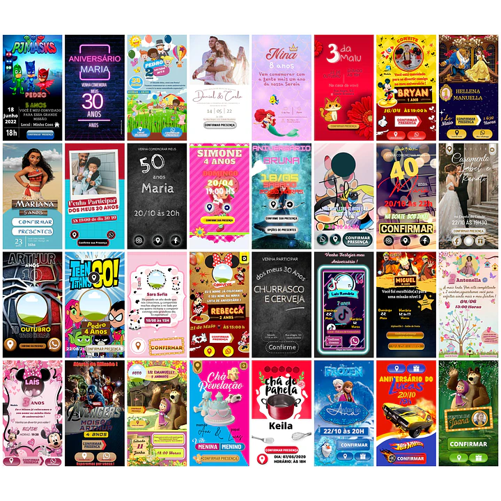 Pack Canva Convites Digitais Lucrativos 5.0 Templates Editáveis 415 Artes 10
