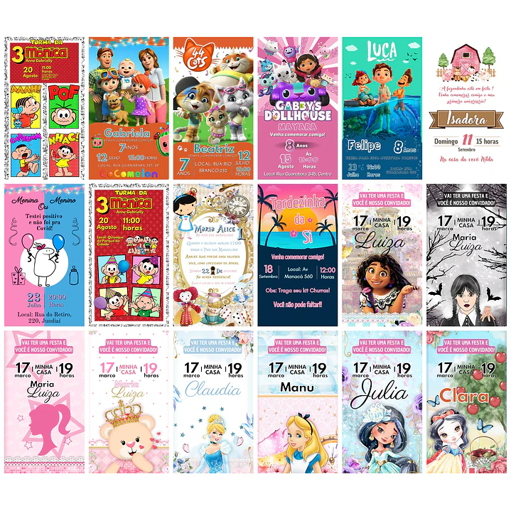 Pack Canva Convites Digitais Lucrativos 5.0 Templates Editáveis 415 Artes 11