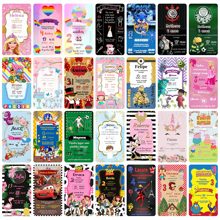 Pack Canva Convites Digitais Lucrativos 5.0 Templates Editáveis 415 Artes 12