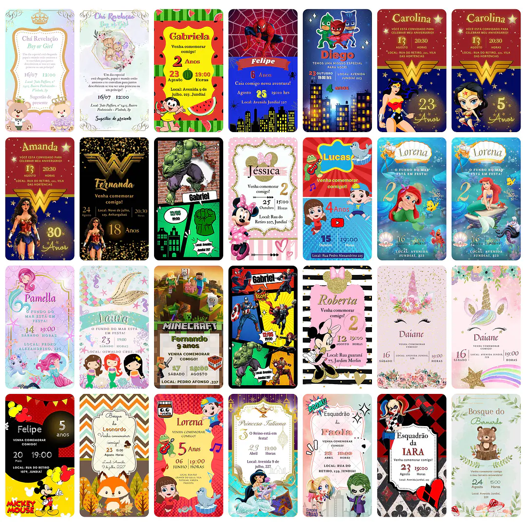 Pack Canva Convites Digitais Lucrativos 5.0 Templates Editáveis 415 Artes 15