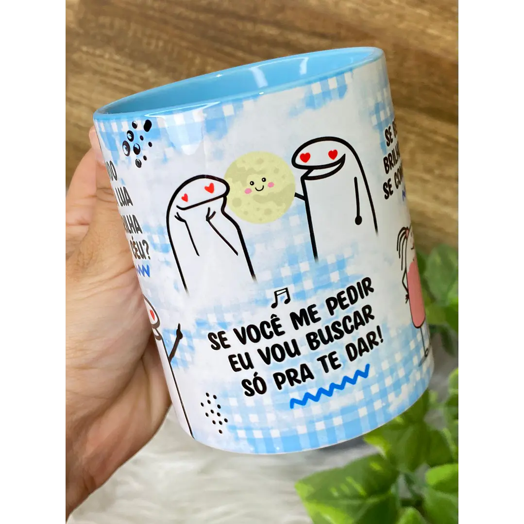 Artes para Caneca Ta Vendo Aquela Lua Flork Musica Thaguinho Frases em Jpg 3