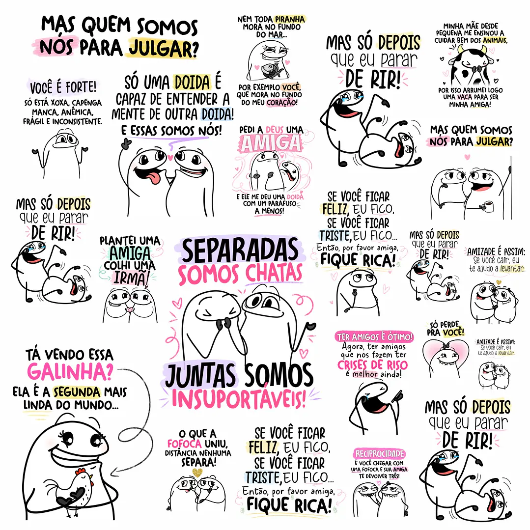Arte Caneca Flork Amigas Amizade Arquivos Sublimação Png 3