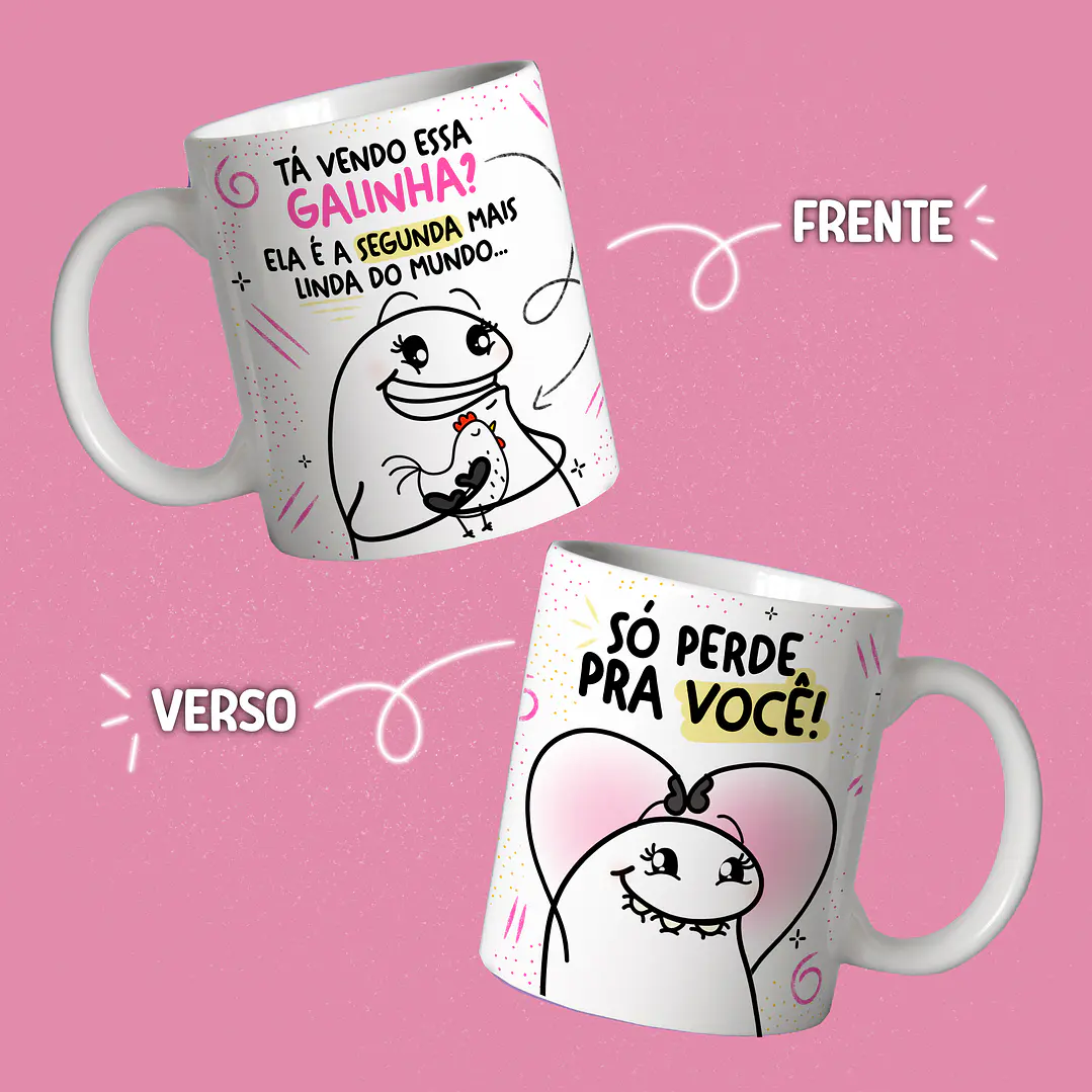 Arte Caneca Flork Amigas Amizade Arquivos Sublimação Png 7