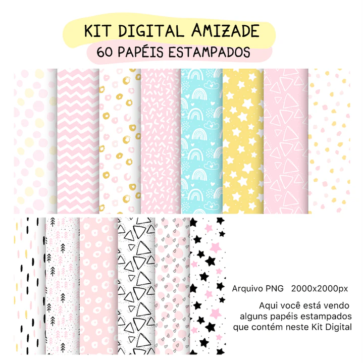 Kit Digital Arte Amizade Amigas Caneca Frases Best Friend Arquivos Png 10
