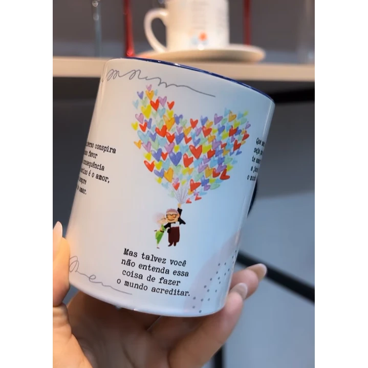 Artes para Caneca Olhe Bem no Fundo dos Meus Olhos Musica Up Nas Alturas em Corel Draw 3