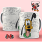 10 Artes para Caneca Mickey Personagens em Corel Draw  - Thumbnail 6
