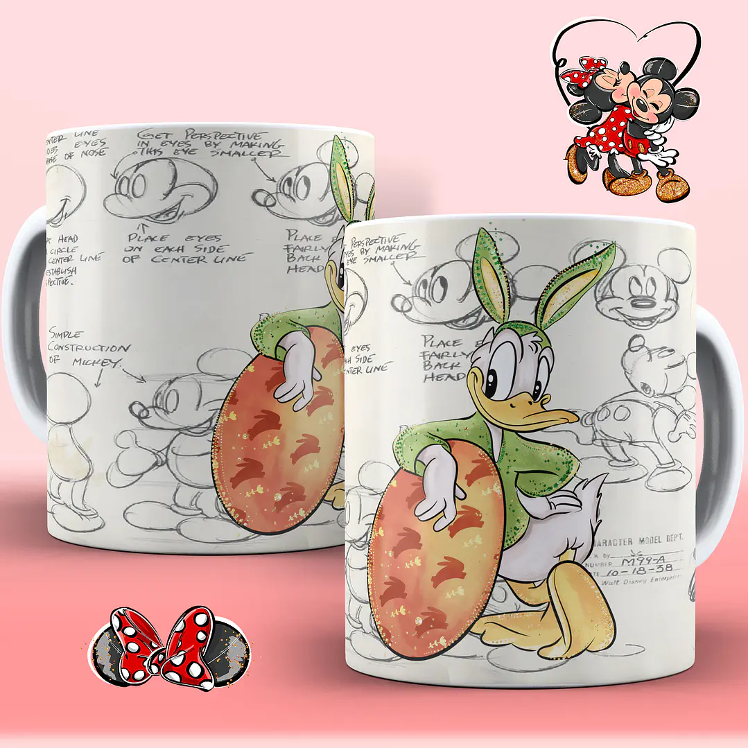10 Artes para Caneca Mickey Personagens em Corel Draw  9